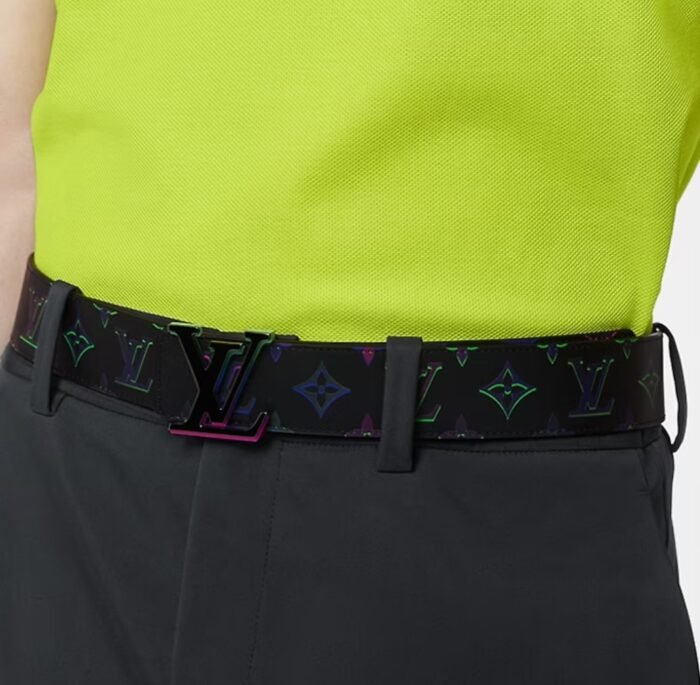 LOUIS VUITTON MNG SPOTLIGHT smooth buckle belt - Image 3
